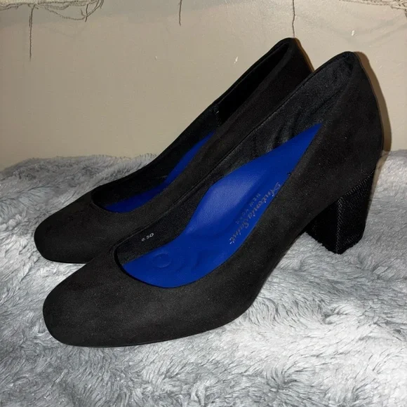 Antonia Saint New York 6.5 All Day And Night Block Heels Sandals Professional - Picture 1 of 9